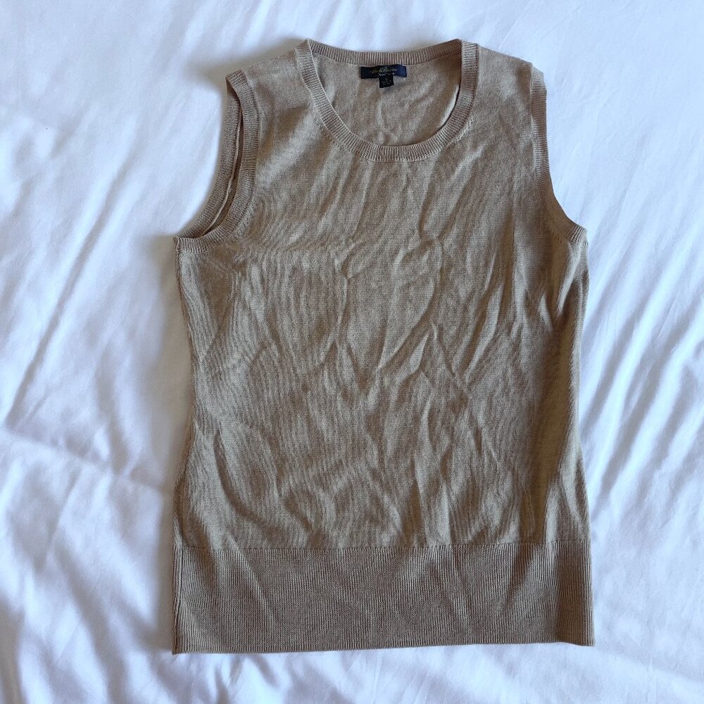 Brooks Brothers Tan Sweater Vest